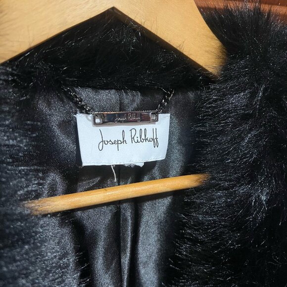 Joseph Ribkoff Fur Trim Coat - Picture 7 of 9